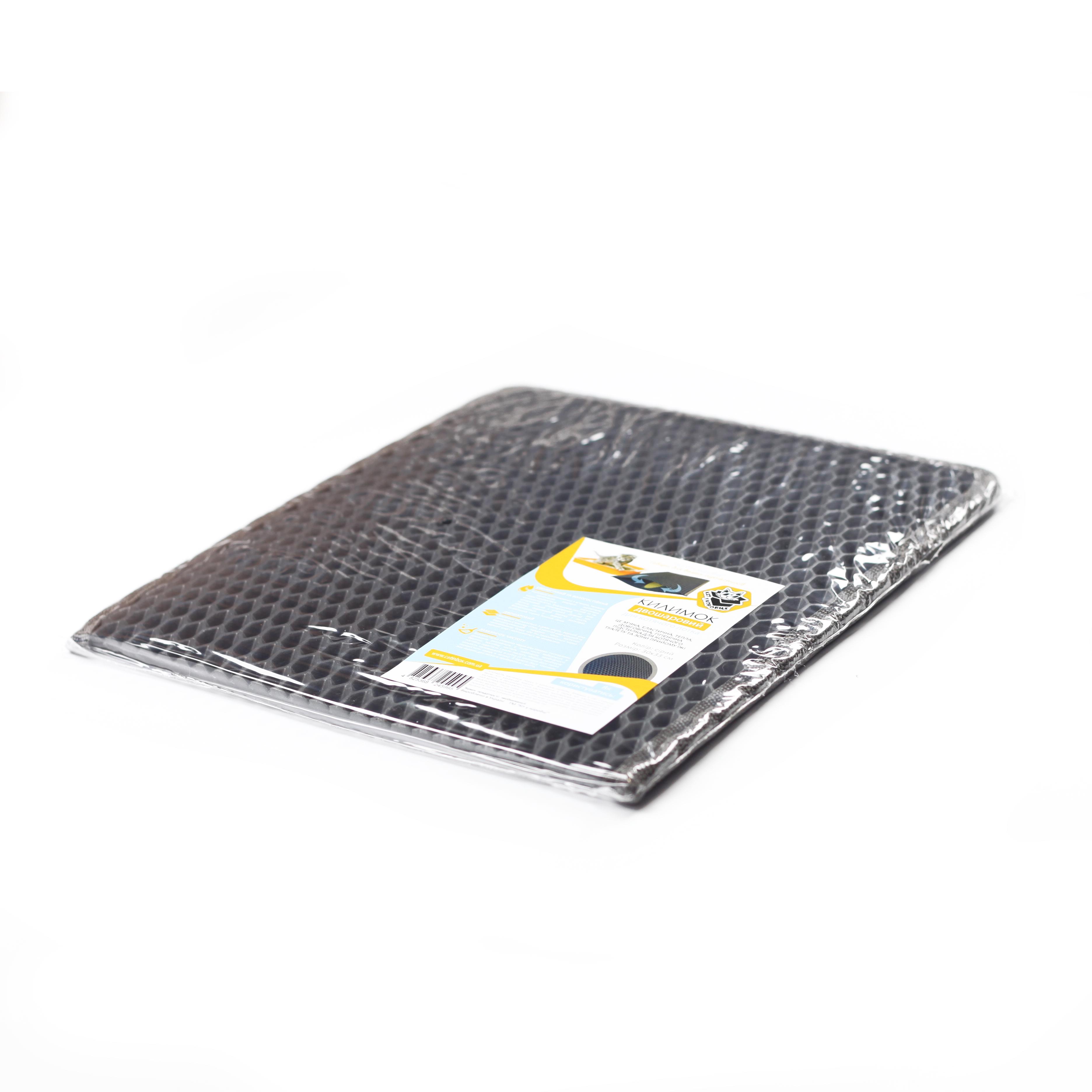 Коврик двухслойный Cat in Box для мисок и кошачьих лотков EVA 33x30 см Черный - фото 3 Коврик двухслойный Cat in Box для мисок и кошачьих лотков EVA 33x30 см Черный - фото 3