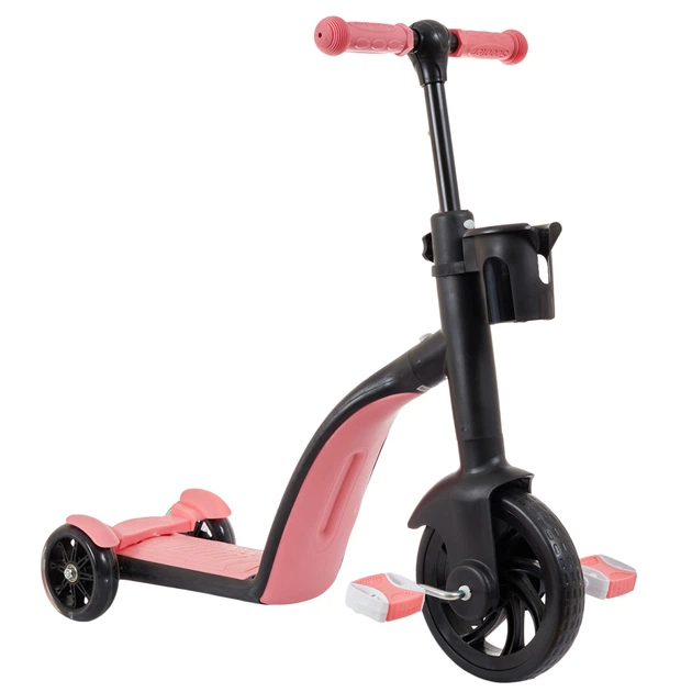 Самокат дитячий триколісний Scooter Best 3в1 Рожевий (SCO93pink)