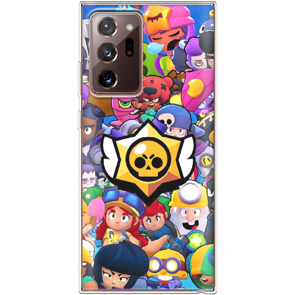 Чохол Boxface Samsung N985 Galaxy Note 20 Ultra Brawl Stars Прозорий силікон (40573-up2389-40573)