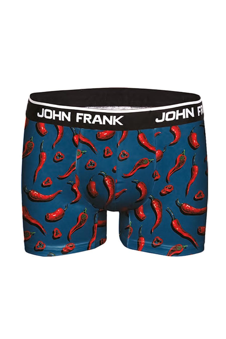 Трусы боксеры John Frank р. 50/L Синий (58751)