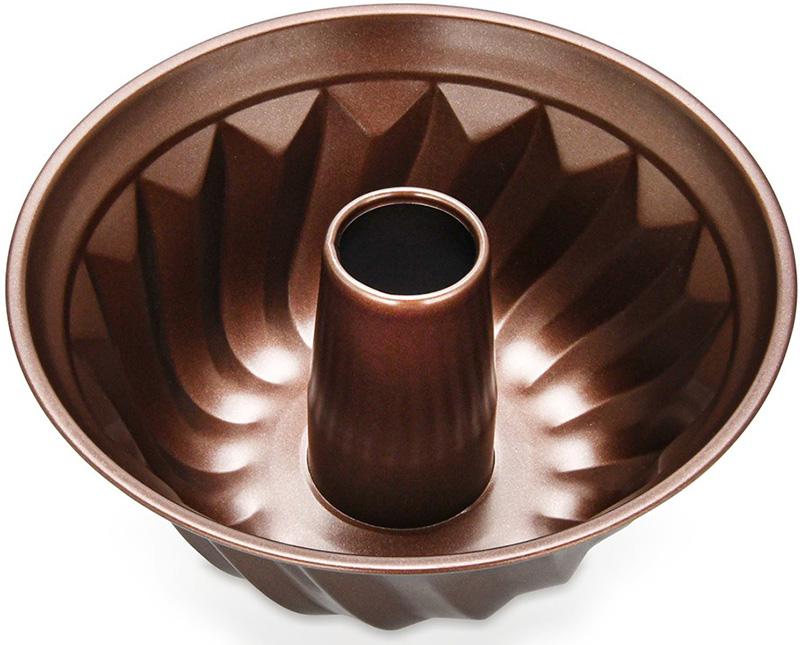 Форма для выпечки кексов Fissman Chocolate Ø 24,5 х 10,5 см с антипригарным покрытием (FN-5668)