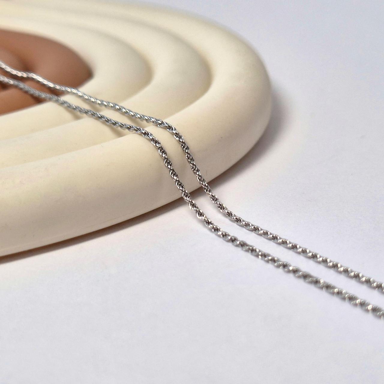 Колье серебряное круглый жгут 45 см 925 проба 2,00 г (802р0/45)