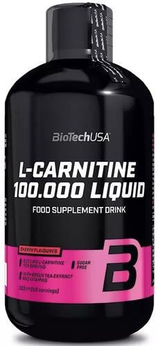 Добавка L-Карнитин Biotech L-Carnitine Liquid 100,000 500 мл Apple (BIO-20447)