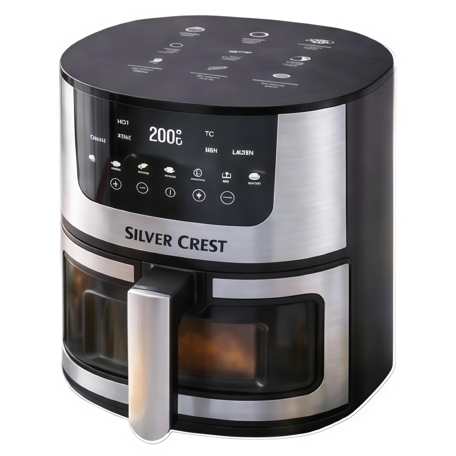 Аэрогриль Silver Crest Hot Air Technology 8 л 4200 Вт с сенсорным управлением (SC-8855S)