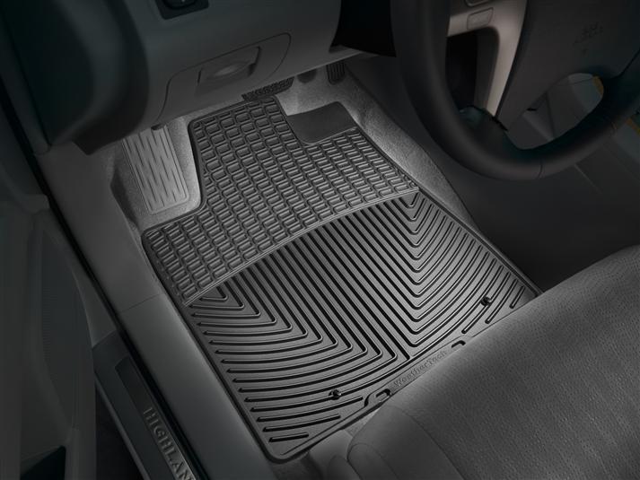 Коврики автомобильные передние резиновые WeatherTech W120 Toyota Highlander 2008-2013 Черный (39555027)