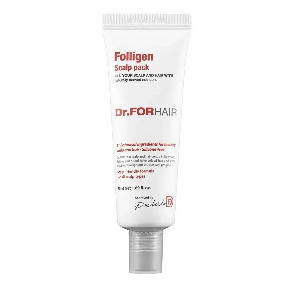 Оздоровлююча маска для шкіри голови Dr.FORHAIR Folligen Scalp Pack 50 мл (10406926)