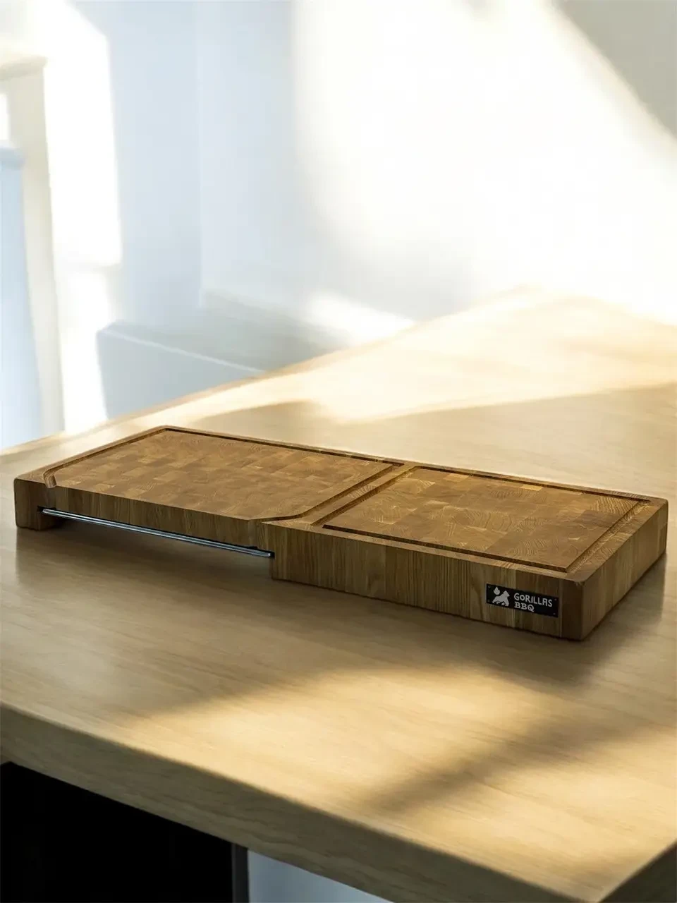 Дошка обробна торцева подвійна з піддоном 700х300х60 мм (2619658794)