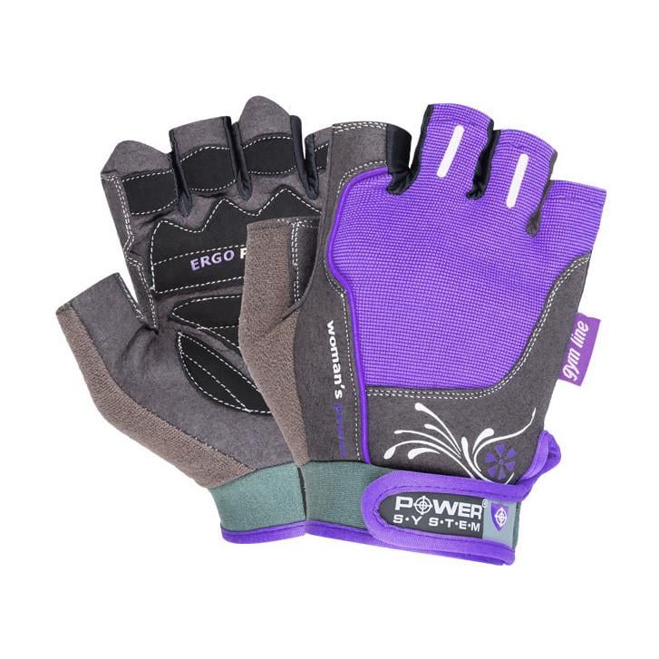 Перчатки для тренировок женские Power System Womans Power Gloves 2570PU S Purple (22074-01)