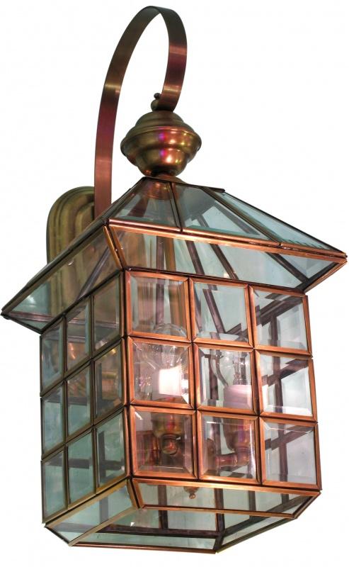 Світильник настінний фасадний Brille накладний GL-40 AM/3 E14