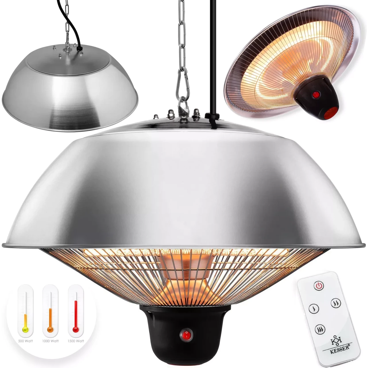 Обогреватель инфракрасный каталитический KESSER 1500 Вт 220В (18025355503) - фото 2
