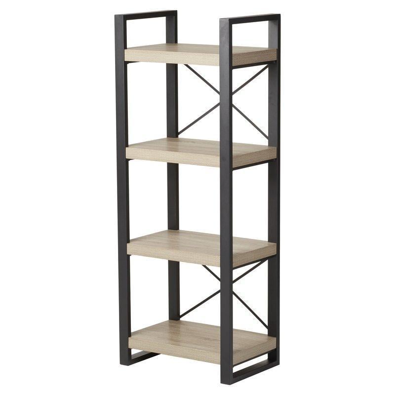 Стеллаж для хранения 1580х600х400 мм Дуб/Белый (NS-1802)