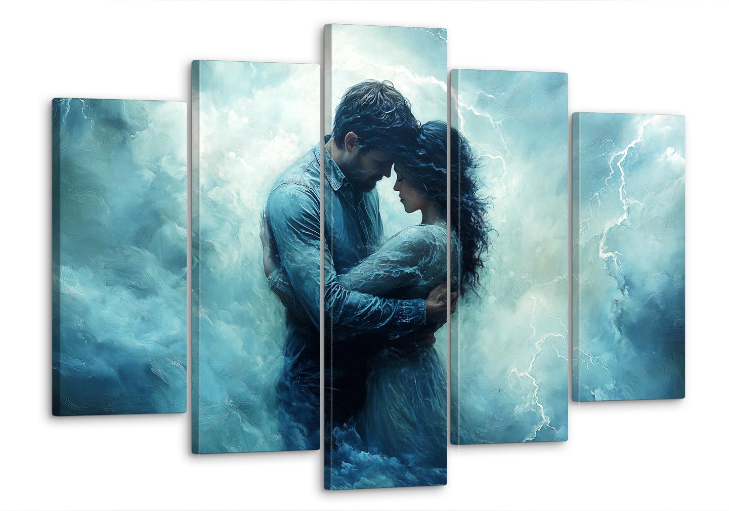 Картина модульна MAKO В обіймах кохання 80x125 см (MK50525)