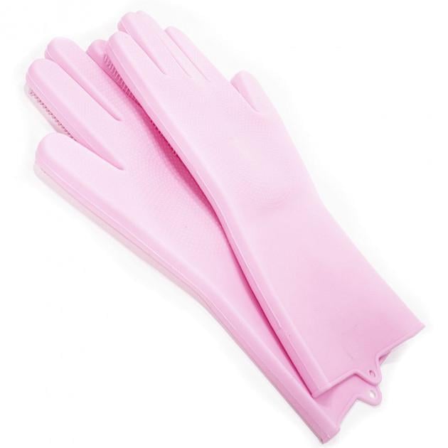 Перчатки силиконовые Magic Silicone Pink - фото 2