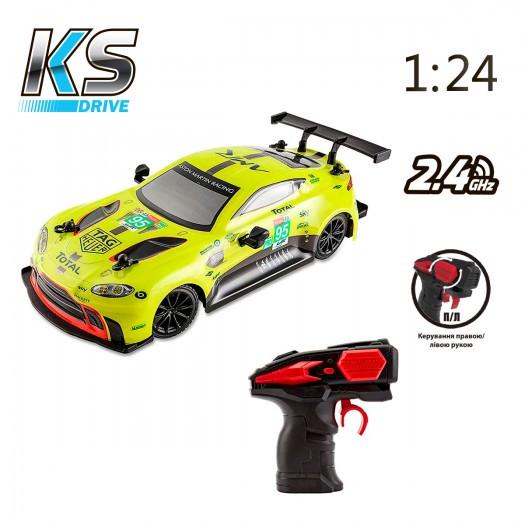 Автомобіль KS Drive Aston Martin New Vantage GTE 1:24 2,4 Ghz Зелений - фото 7