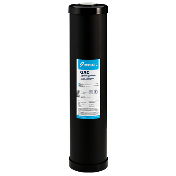 Картридж Ecosoft із гранульованим активованим вугіллям 4,5"x20" (CRVS4520ECO) Картридж Ecosoft із гранульованим активованим вугіллям 4,5"x20" (CRVS4520ECO)