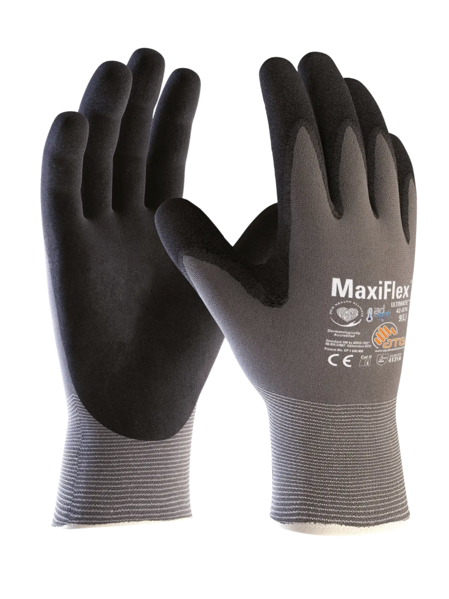 Перчатки строительные профессиональные защитные MaxiFlex Ultimate 11 XXL (42-874-11)