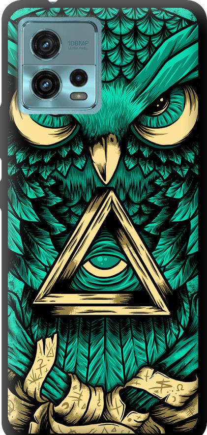 Чехол на Motorola G72 Сова Арт-тату (3971b-2859-42517)