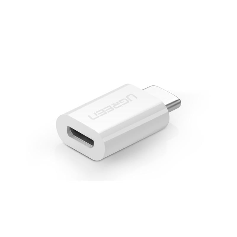 Переходник-адаптер Ugreen microUSB к USB Type-C US157 Белый