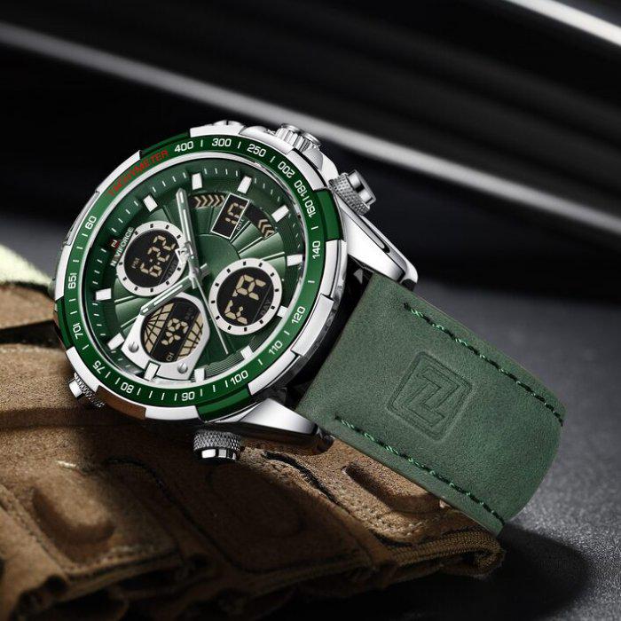 Годинник наручний чоловічий Naviforce Fly Army Green (9545) - фото 3