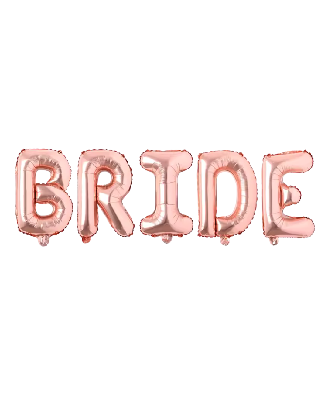 Воздушные шарики фольгированные Bride 1 м Розовое золото (13)