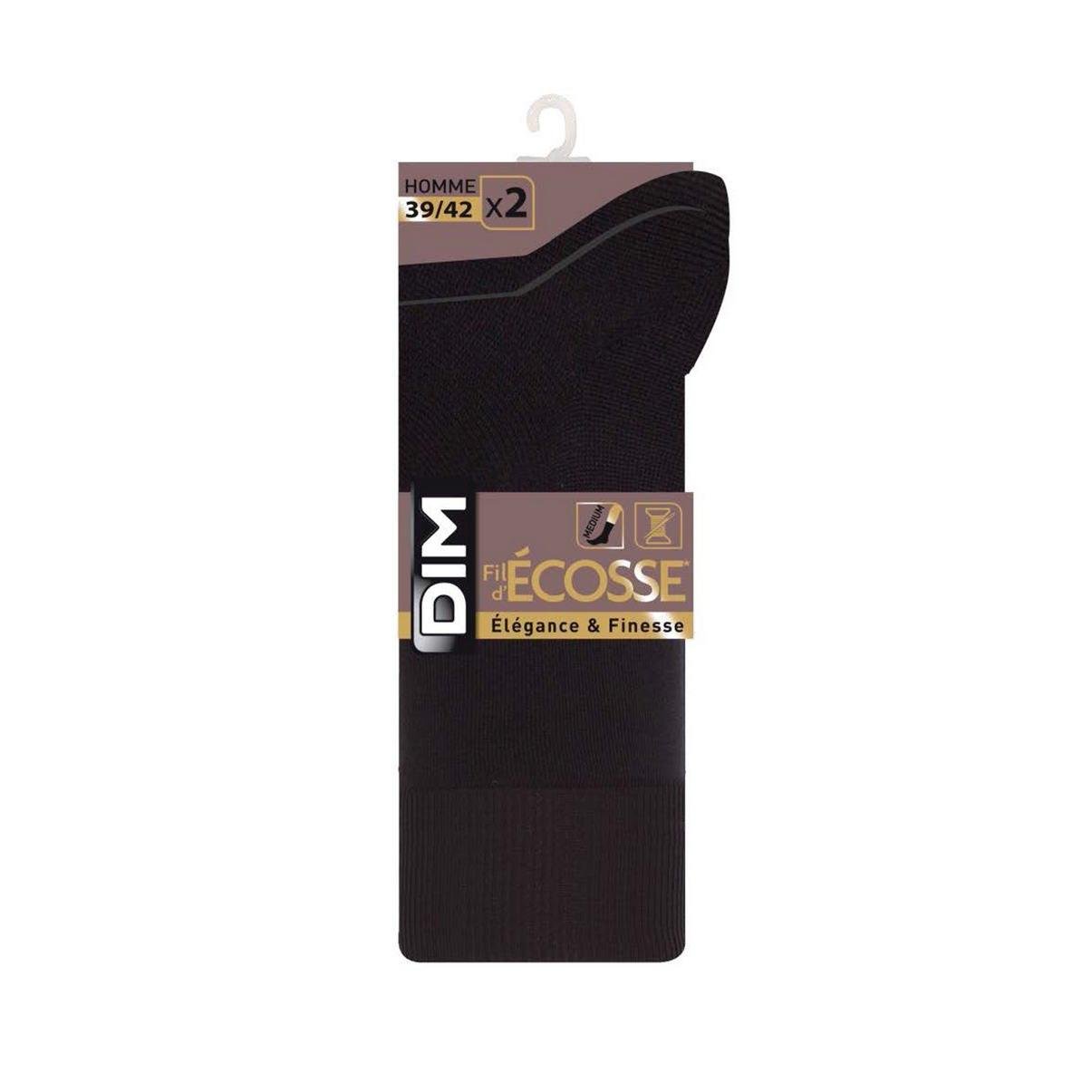 Носки DIM Fil d’Ecosse marine 1