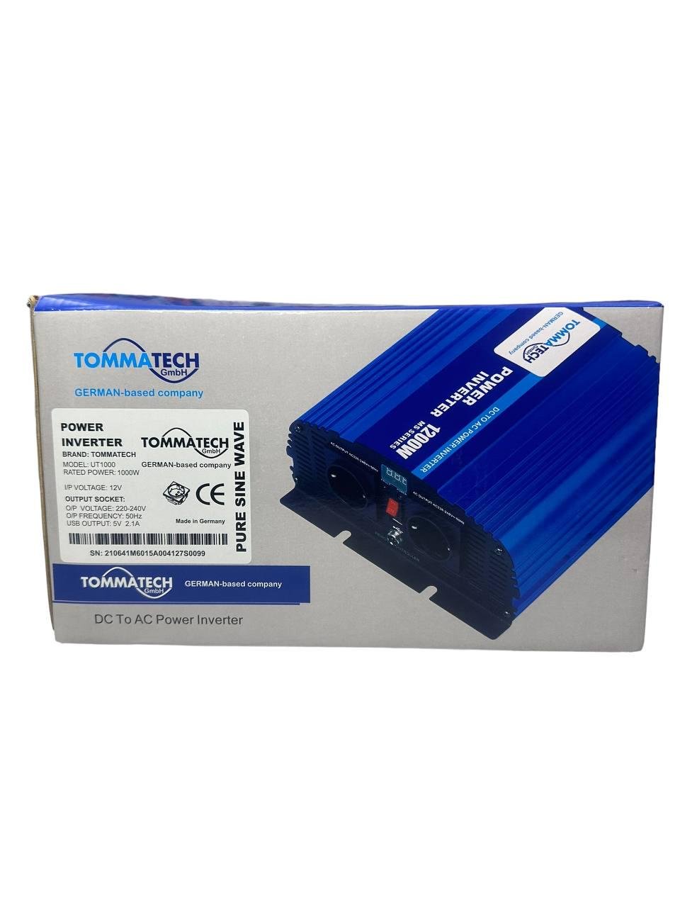 Преобразователь напряжения TommaTech UT чистая синусоида с возможностью подключения котла 1000 Вт (12216780) - фото 4 Преобразователь напряжения TommaTech UT чистая синусоида с возможностью подключения котла 1000 Вт (12216780) - фото 4