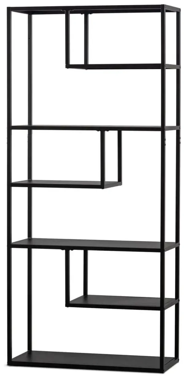 Стелаж Loft FS020 вузький геометричний асиметричний на 6 секцій (3075773131)