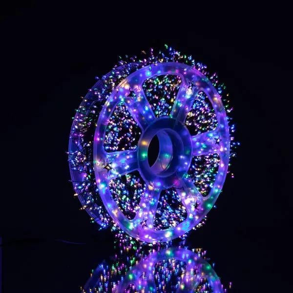 Гирлянда-нить Роса Хвойная лапа 3000 LED 100 м Зеленая нить/Разноцветный свет (D3000L100MGML) - фото 6 Гирлянда-нить Роса Хвойная лапа 3000 LED 100 м Зеленая нить/Разноцветный свет (D3000L100MGML) - фото 6