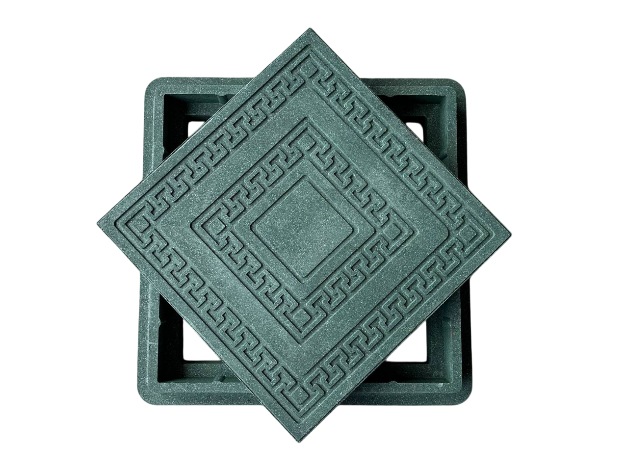 Люк ревизионный квадратный ВОЮС 400х400 мм А15 Зеленый - фото 4 Люк ревизионный квадратный ВОЮС 400х400 мм А15 Зеленый - фото 4