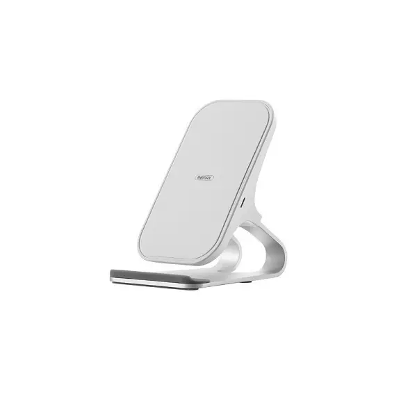 Подставка с беспроводной зарядкой Remax RP-W12 Alloy Wireless Белый (6954851231882)