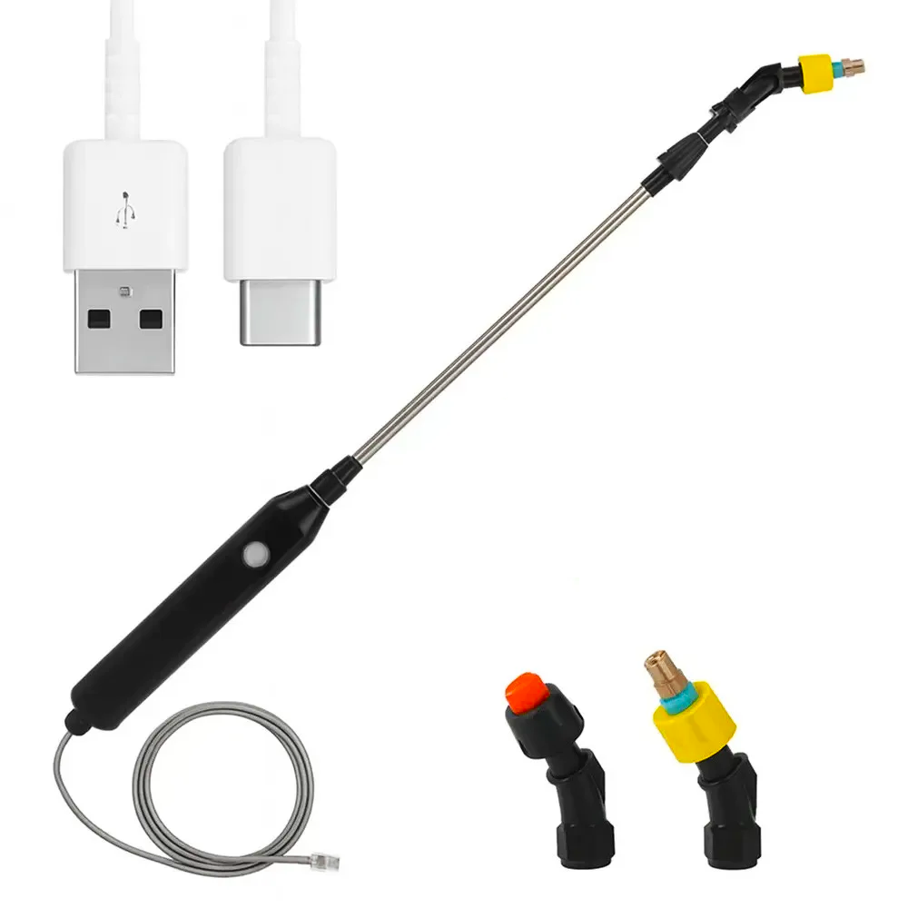 Опрыскиватель аккумуляторный 3 м и 2 насадки с USB (234577894)