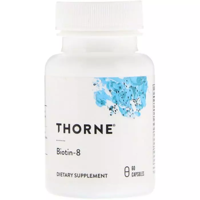Биотин Thorne Research 8 мг 60 Капсул (THR11802)