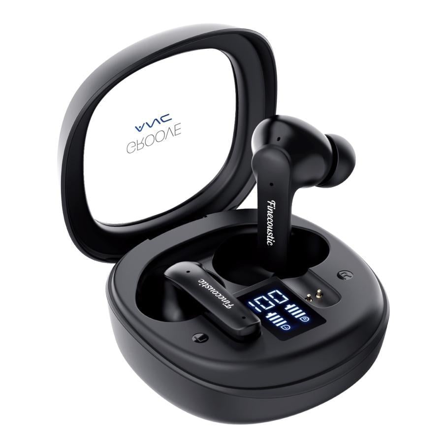 Наушники беспроводные TWS Fantech FT20 Groove ANC Black Bluetooth 5.3 активное шумоподавление LED-дисплей (36252394) Наушники беспроводные TWS Fantech FT20 Groove ANC Black Bluetooth 5.3 активное шумоподавление LED-дисплей (36252394)