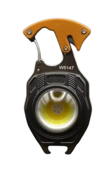 Ліхтарик акумуляторний W5147 LED Type-C 7 режимів/прикурювач/карабін/ніж/магніт Ліхтарик акумуляторний W5147 LED Type-C 7 режимів/прикурювач/карабін/ніж/магніт