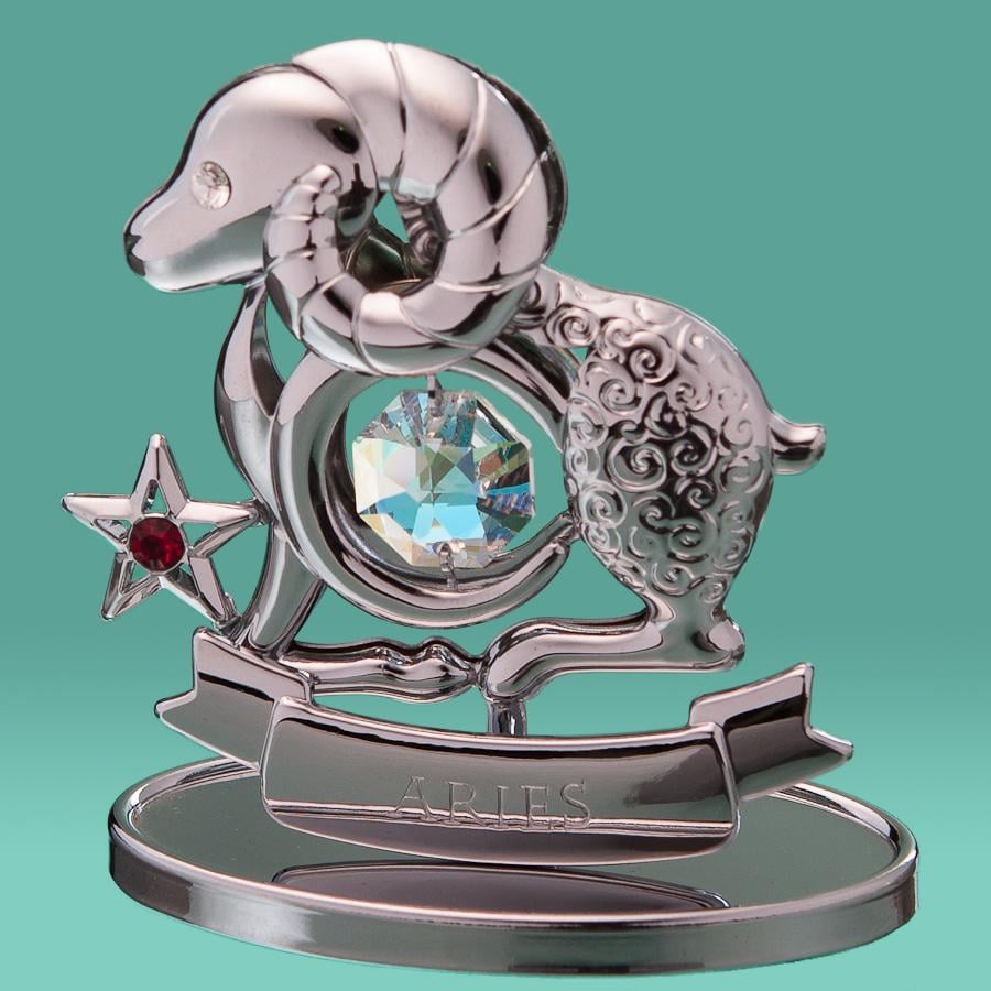 Фигурка Знак зодиака Овен Elisey посеребренный со стразами (0257-001 SL)