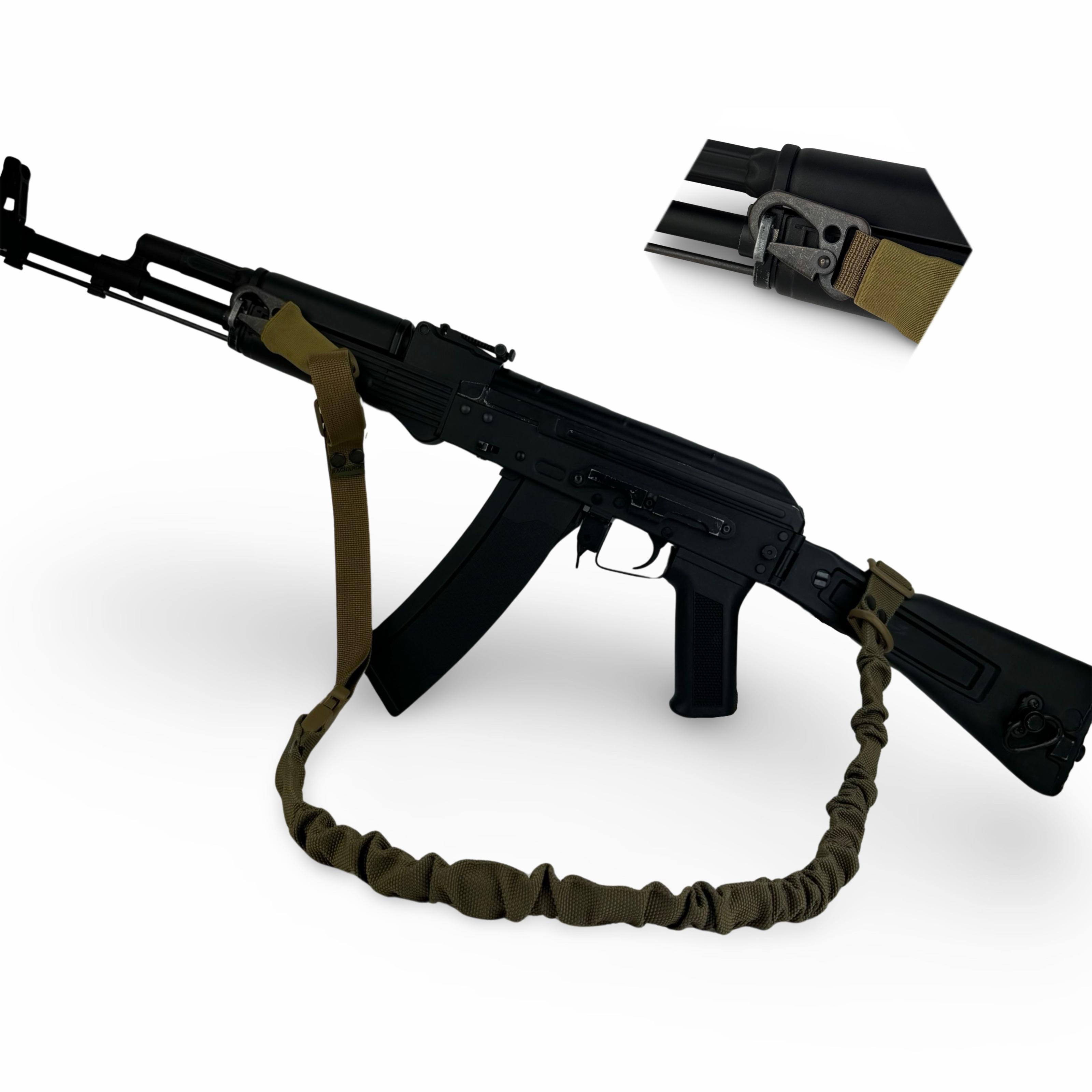 Ремень оружейный одно/двухточечный эластичный Ragnarok FORSETI Койот - фото 8