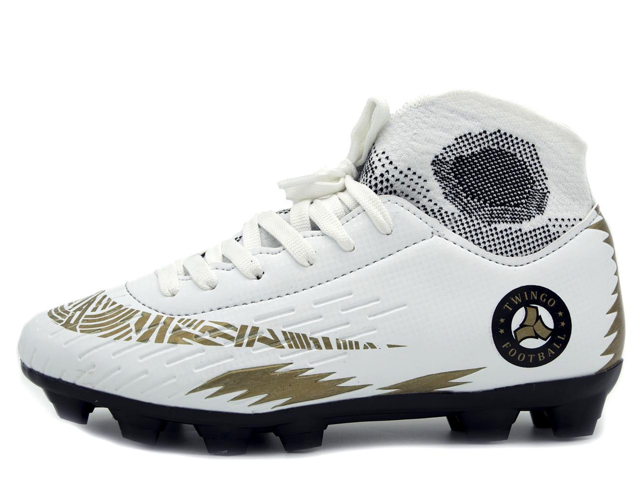 Бутсы для детей TWINGO KRA142 р. 38 Белый (1894527398)