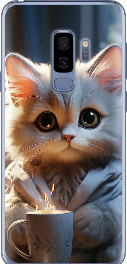 Чехол на Samsung Galaxy S9 Plus White cat (5646u-1365-42517)
