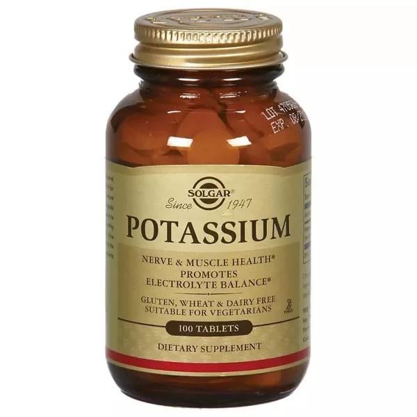 Калий Solgar Potassium 99 мг 100 табл. (SOL-02260)