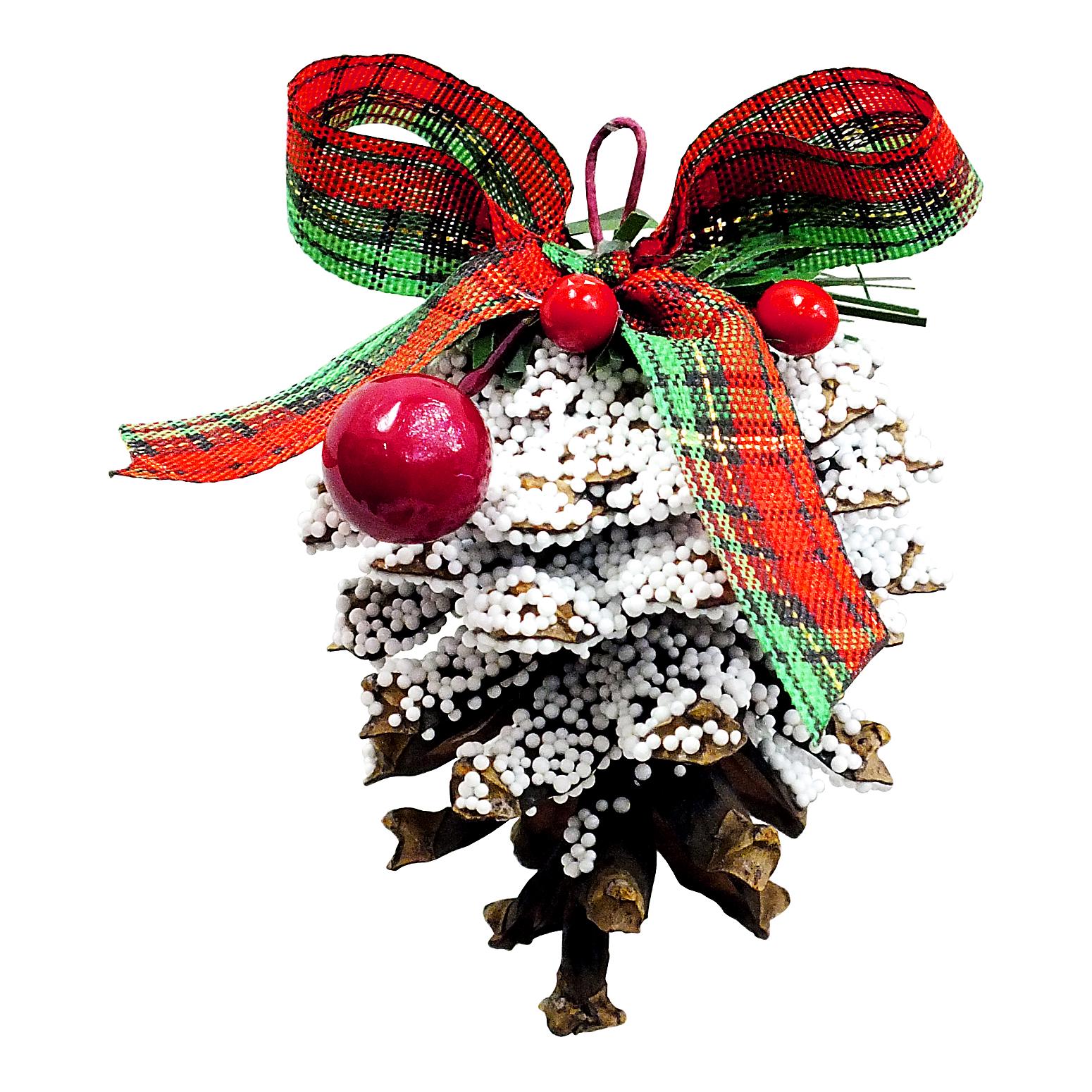 Шишка на елку Seta Decor с ягодками (15-800)