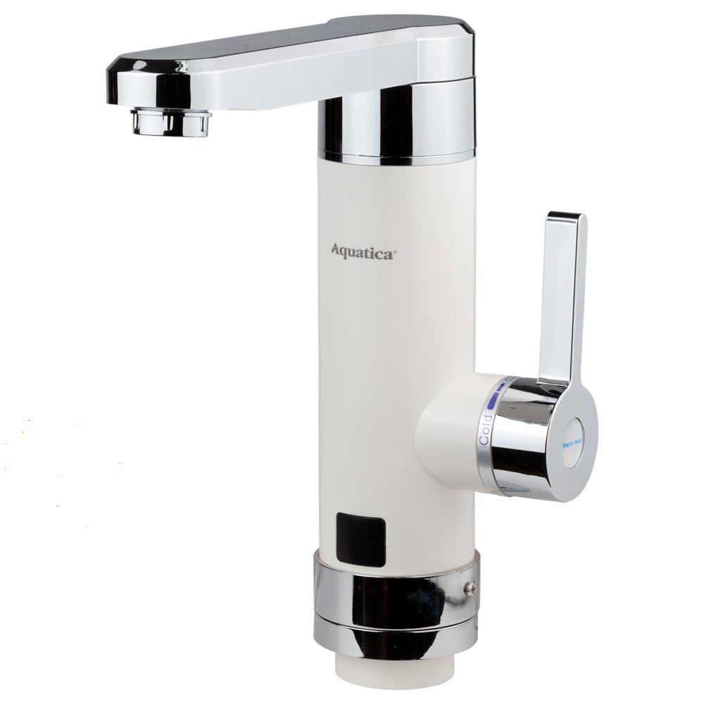 Кран-водонагрівач проточний для кухні Aquatica HZ-6B243W HZ 3,0 кВт 0,4-5 бар вилив прямий на гайці (W) Кран-водонагрівач проточний для кухні Aquatica HZ-6B243W HZ 3,0 кВт 0,4-5 бар вилив прямий на гайці (W)