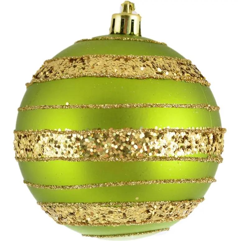 Шар новогодний Шарик 8 см Зеленый (TY-5-R-360)