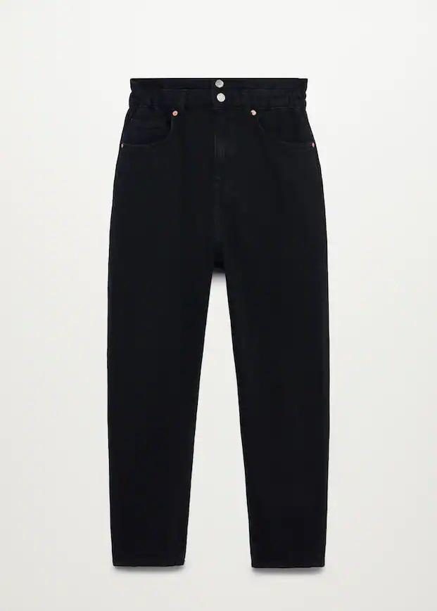 Джинсы, Mango baggy cintura elástica, женские, черные, размер 38 евро - фото 3 Джинсы, Mango baggy cintura elástica, женские, черные, размер 38 евро - фото 3