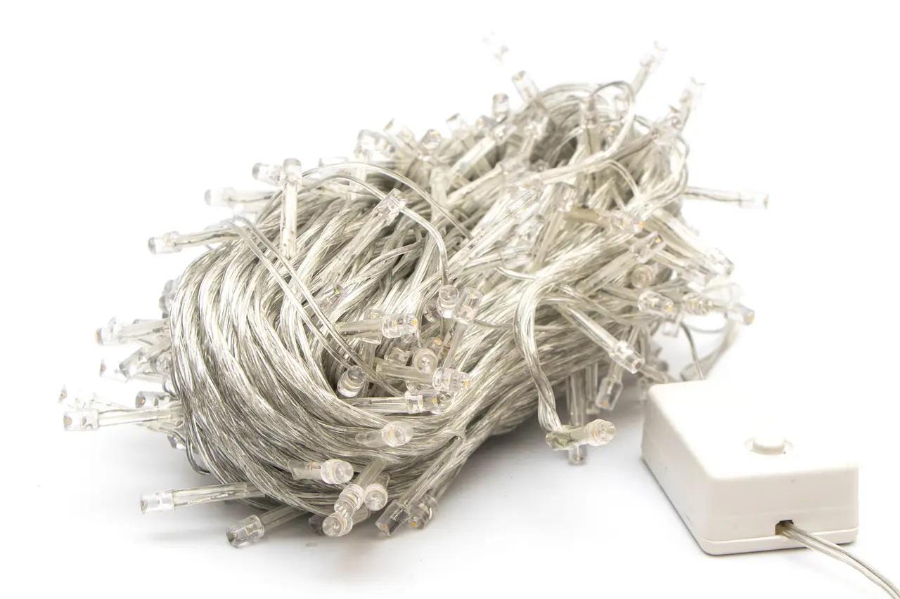 Гирлянда RD 7056 300 LED с уличным блоком Белый Гирлянда RD 7056 300 LED с уличным блоком Белый