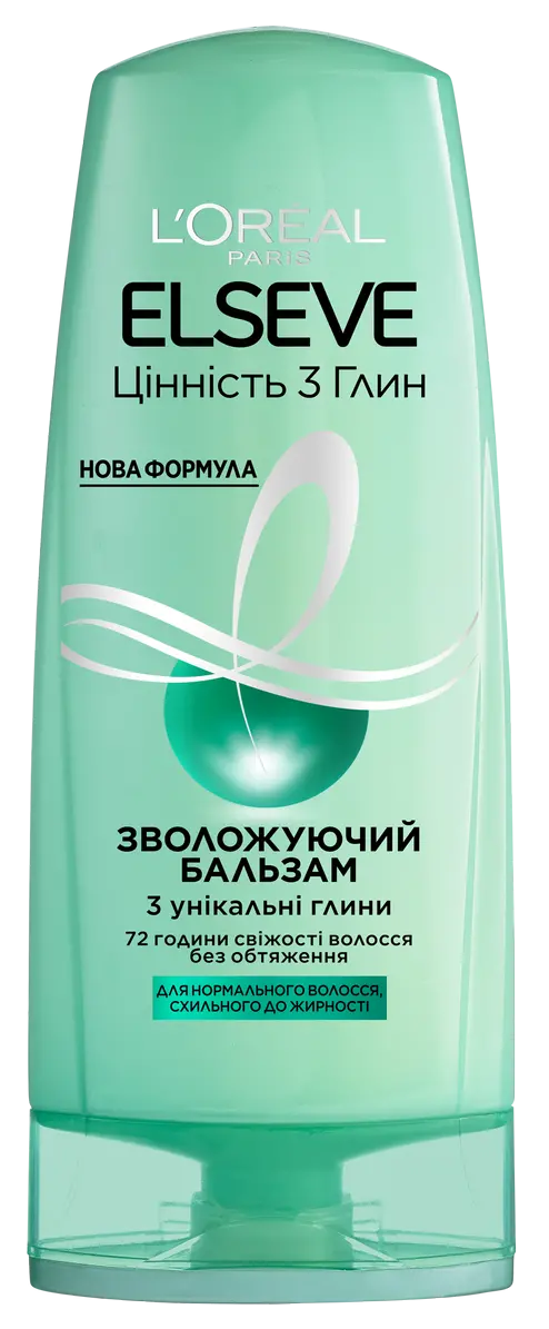 Бальзам-ополаскиватель L'Oréal Paris Elseve Ценность 3 глин для нормальных волос, склонных к жирности 200 мл (366187)