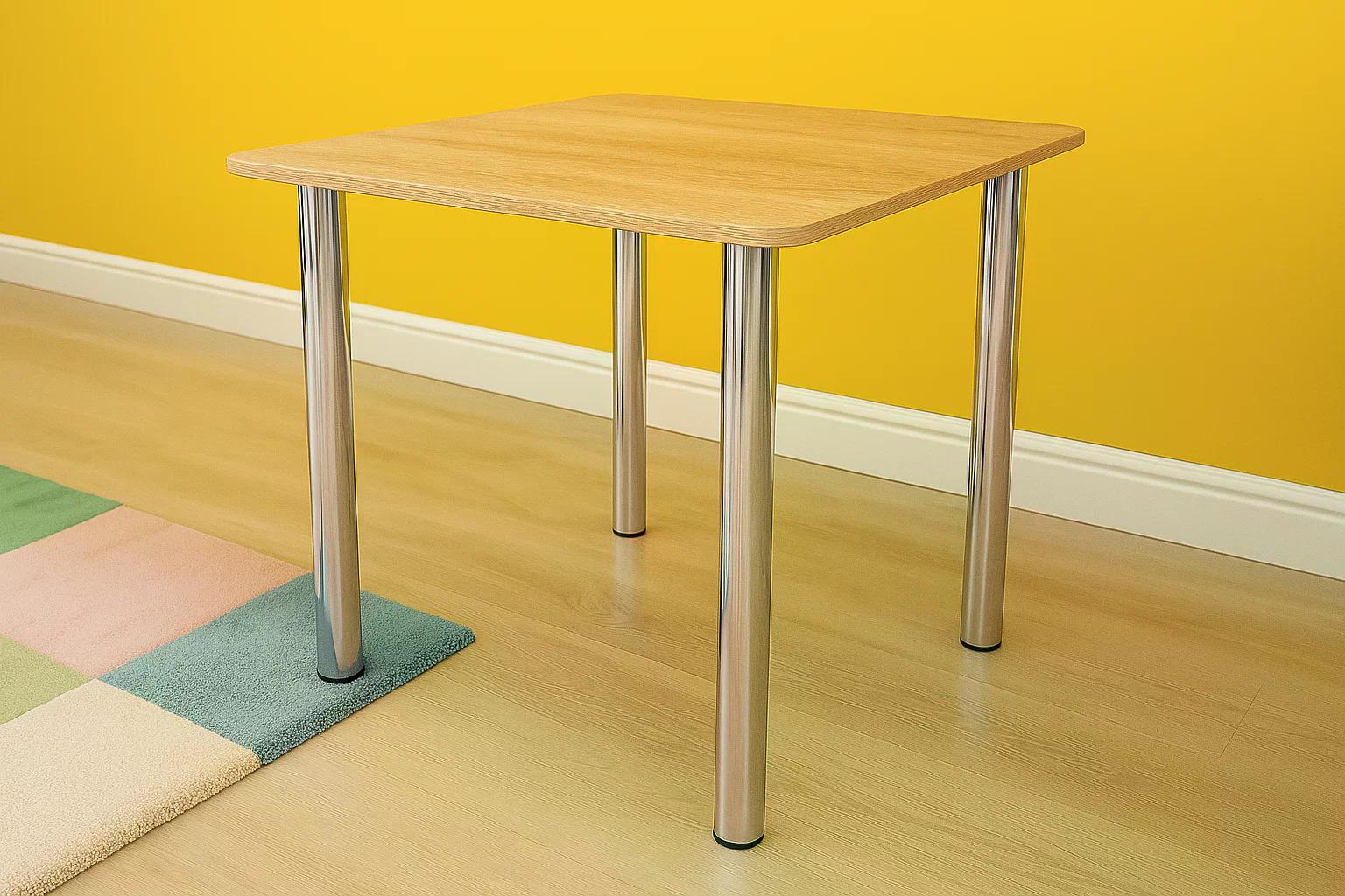 Обеденный стол для кафе баров школьных столовых 775х775х750 мм Дуб сонома