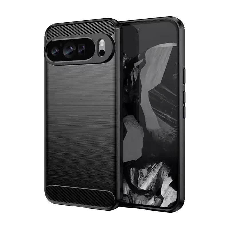 Чохол силіконовий carbon для Google pixel 10 Pro XL Чорний (2785158642)