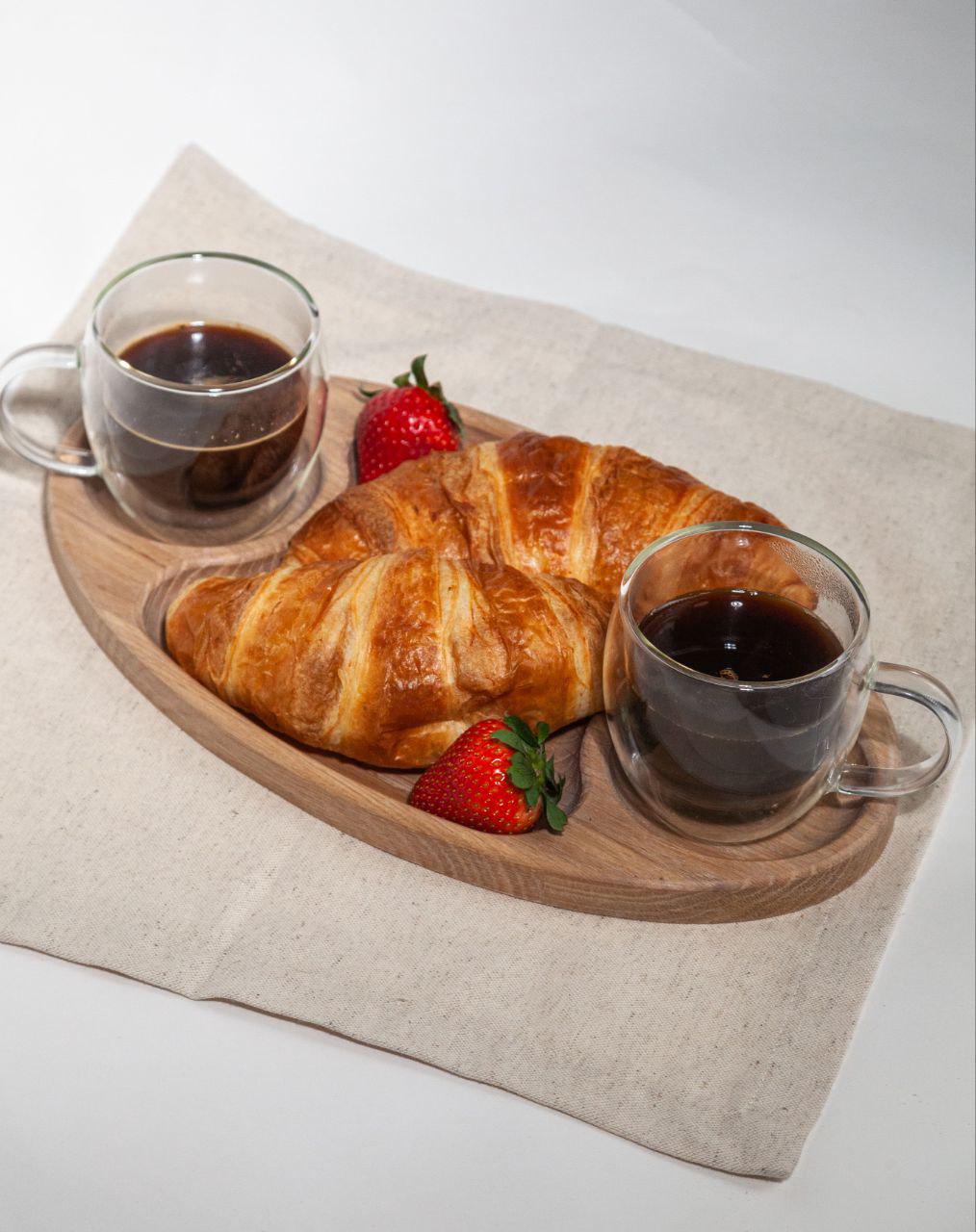 Підставка дерев'яна під дві чашки та десерт 35х20х2 см (DM-01) - фото 5 Підставка дерев'яна під дві чашки та десерт 35х20х2 см (DM-01) - фото 5