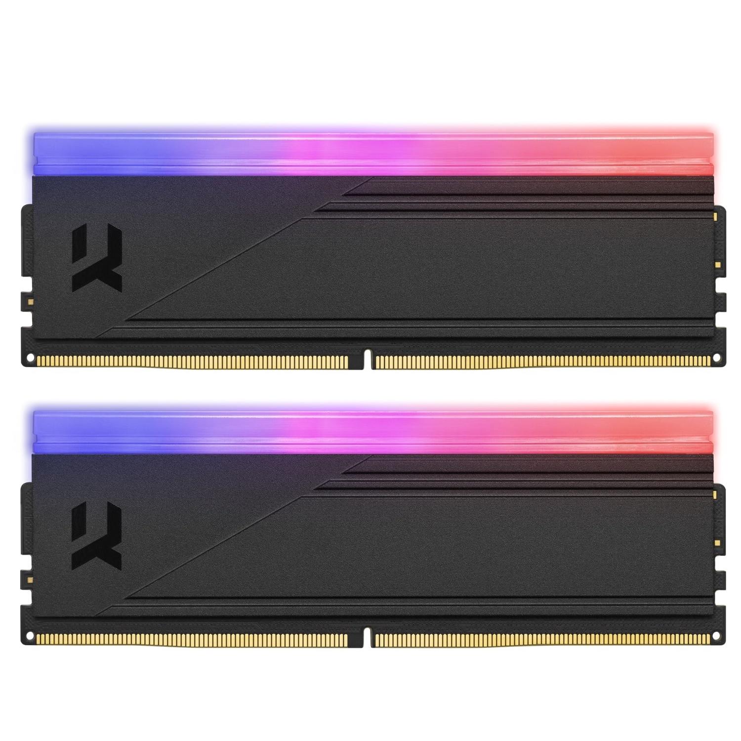 Оперативная память с подсветкой Goodram IRDM RGB 32 Гб DDR5 6000 МГц CL30 Черный (IRG-60D5L30S/32GDC)