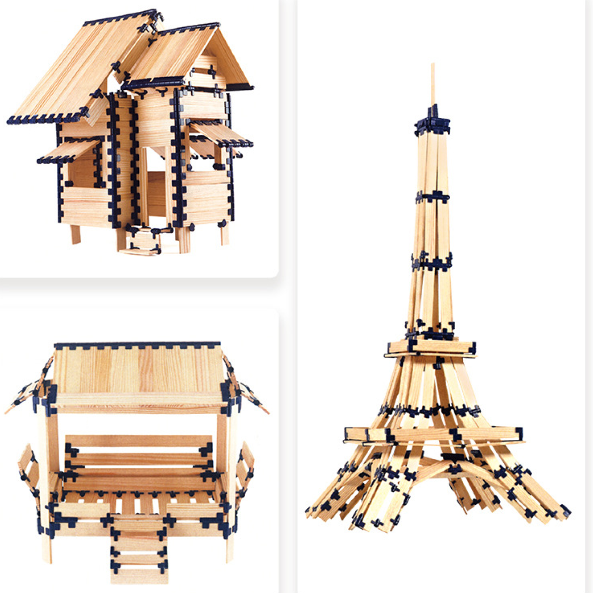 Деревянный конструктор детский 502 дет. (2829292988)